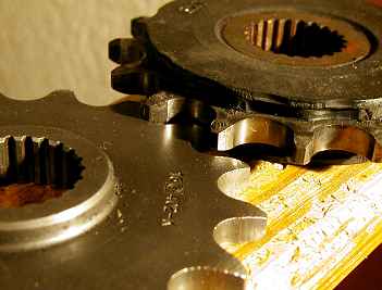 Nacktes Pegaso- und gummiertes Moto-Ritzel