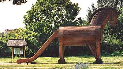 Holziges Pferd bei Troja (oder wo?)