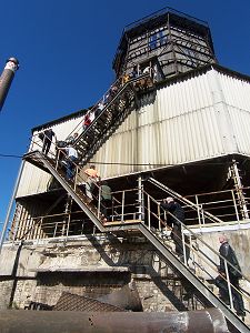 Khlturmbesteigung Kraftwerk Plessa